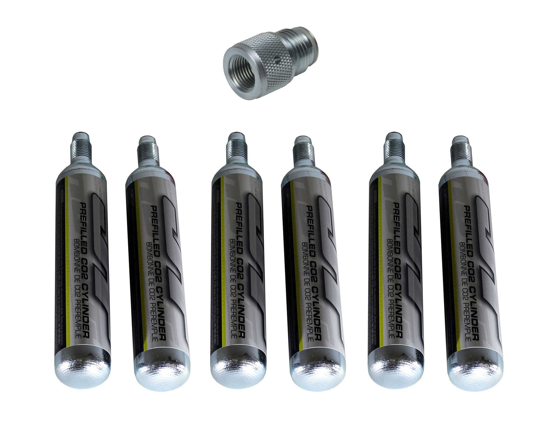 Empire JT Paintball 90 Gram Prefilled CO2 Cartridge 6 Pack 90gr